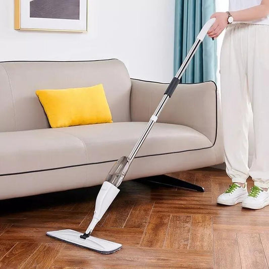 The Local Mart Spray Mop Microfibre Pad Floor Cleaning Mop for All floor types Bottle + 2 Pads