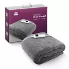 The Local Mart Rooee Heated Throw 160x120cm Heated Over Blanket Electric Luxury Soft Fleece