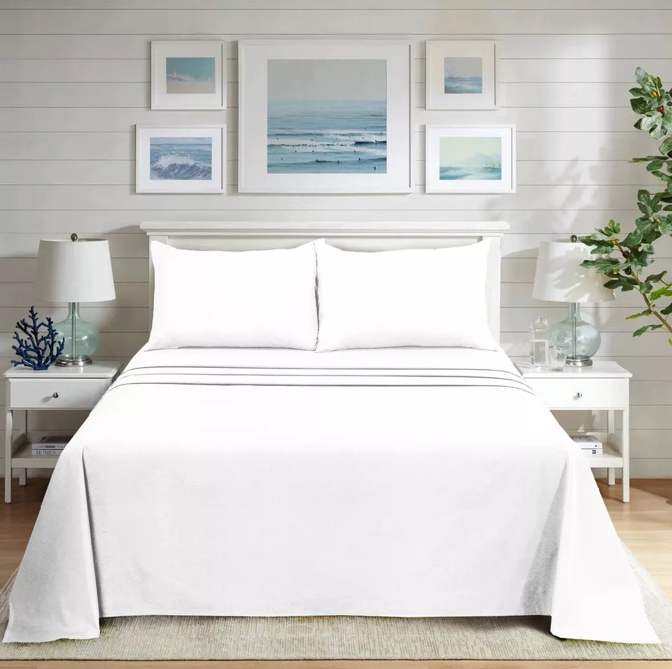 THE LOCAL MART ROOEE Flat Sheets: Polycotton Flat Bed Sheets | Size , Single Double and King.