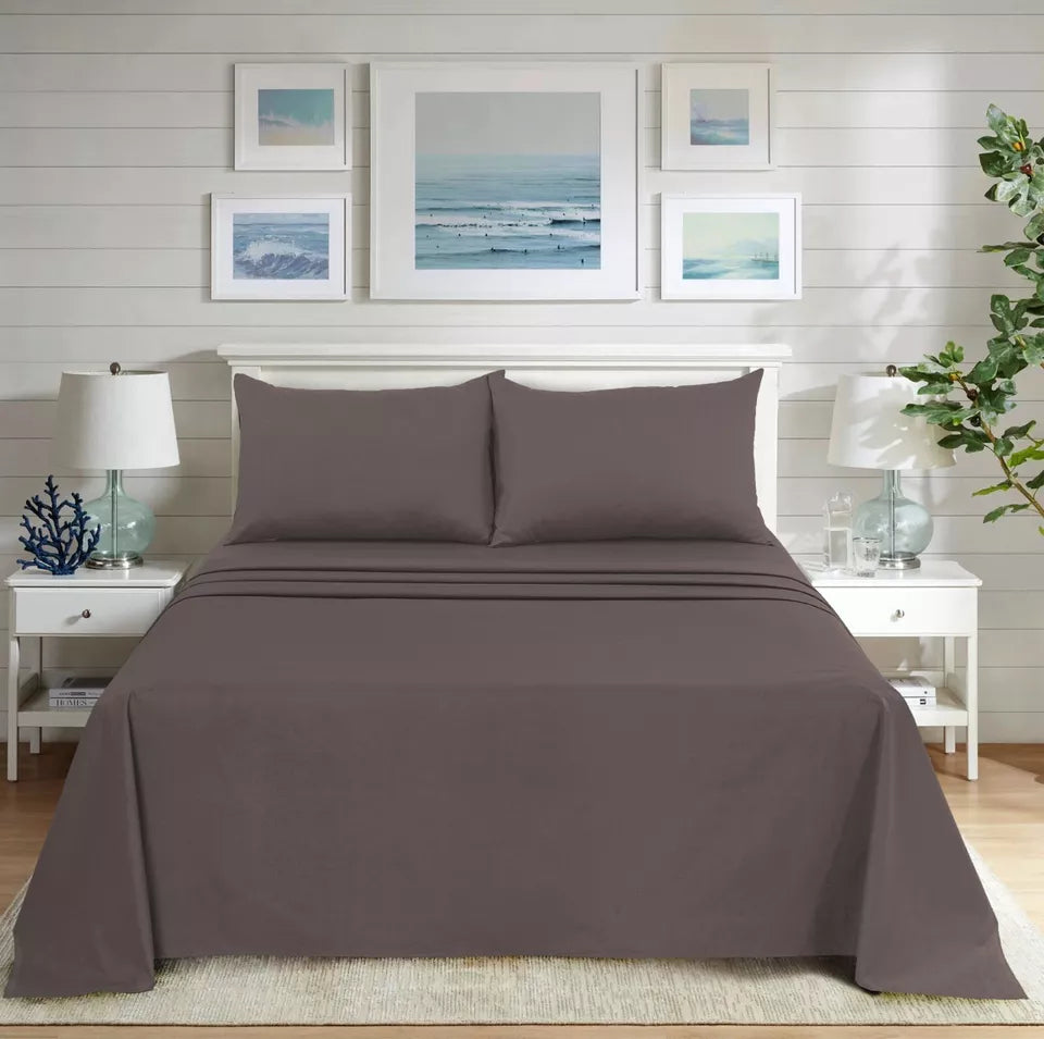 THE LOCAL MART ROOEE Flat Sheets: Polycotton Flat Bed Sheets | Size , Single Double and King.