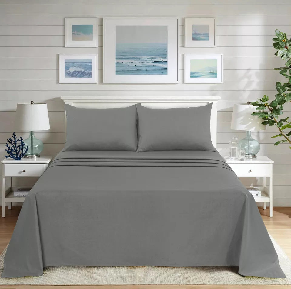 THE LOCAL MART ROOEE Flat Sheets: Polycotton Flat Bed Sheets | Size , Single Double and King.