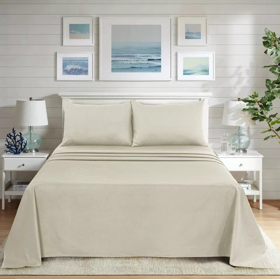 THE LOCAL MART ROOEE Flat Sheets: Polycotton Flat Bed Sheets | Size , Single Double and King.